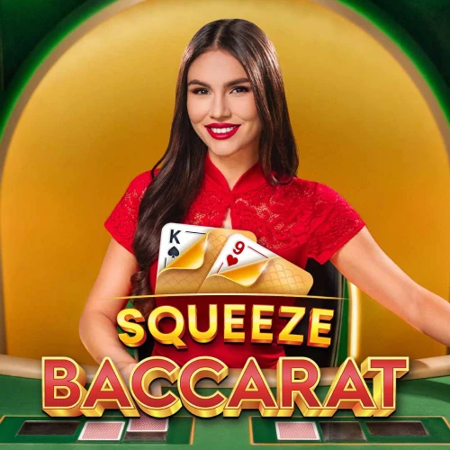 Ervaar de spanning van Baccarat Squeeze met live dealers op de TrueLuck-website.