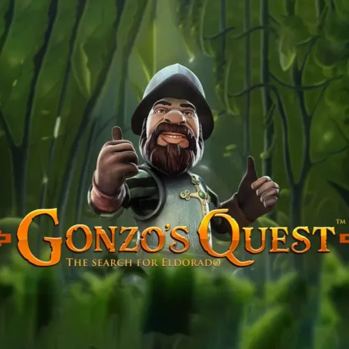 Ga op avontuur met het Gonzo's Quest slotspel op de TrueLuck-website.