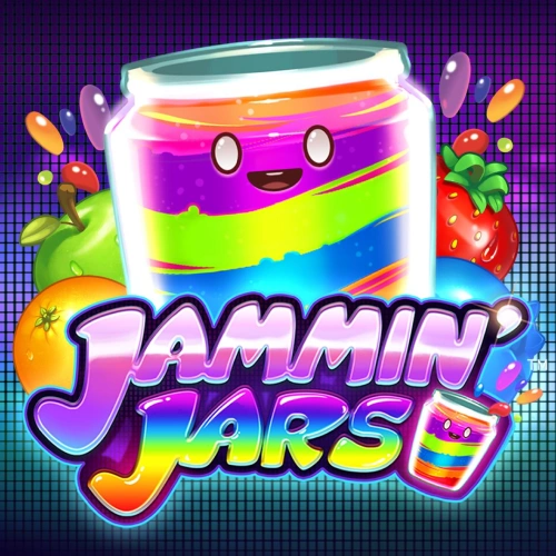 Geniet van het kleurrijke Jammin' Jars slotspel op de TrueLuck-website.