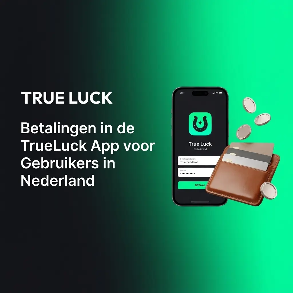 TrueLuck App betaalmethoden Nederland: Visa, Mastercard, crypto, Rabobank en meer via beveiligde verbinding.