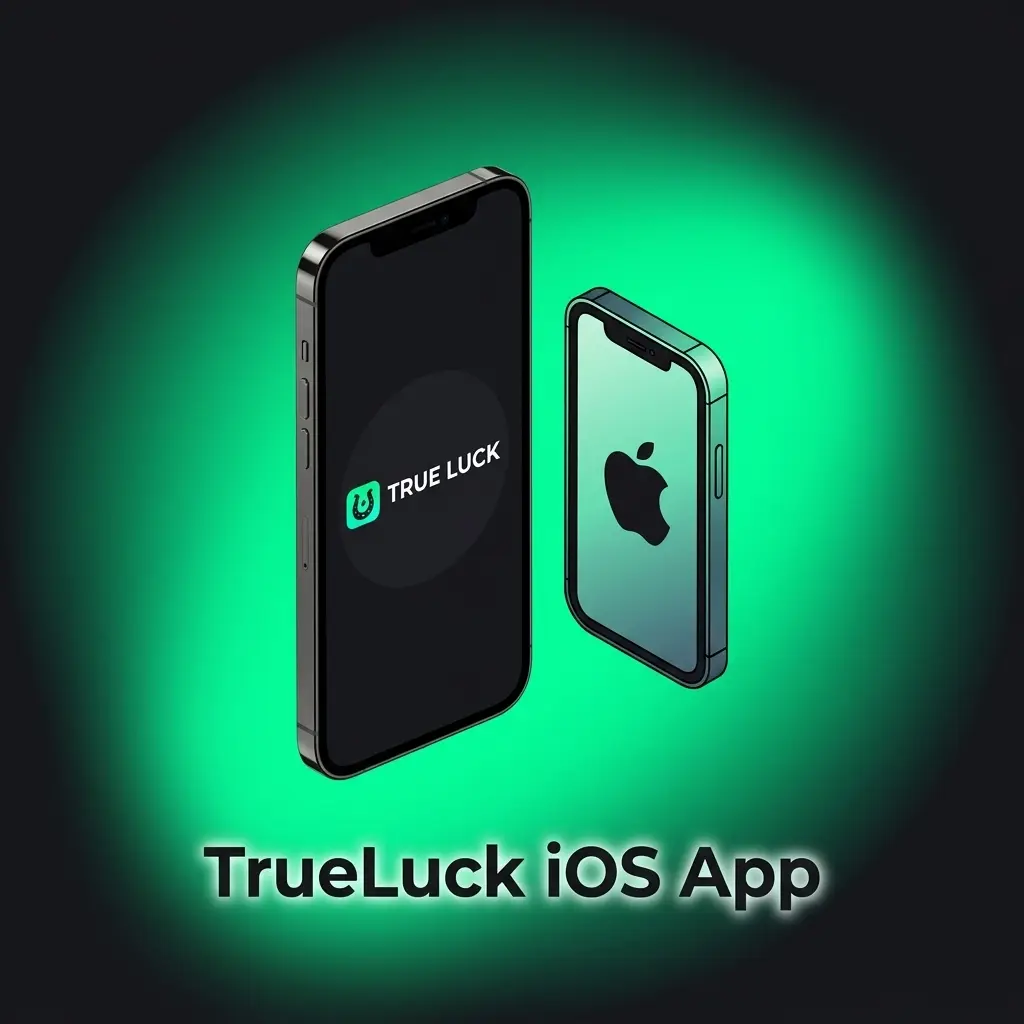 TrueLuck iOS app voor iPhone en iPad, gratis te downloaden, vereist iOS 13.0 en 100 MB opslagruimte.