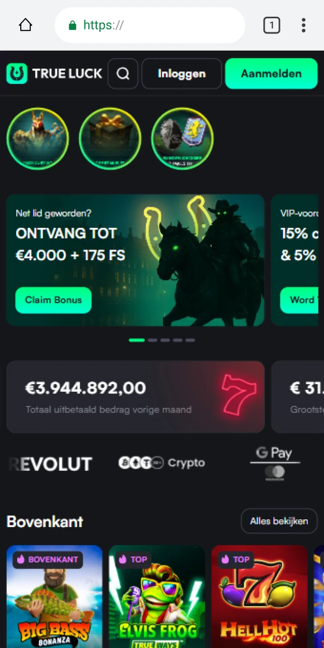 Klik op de downloadknop om het TrueLuck APK-bestand op je apparaat op te slaan.