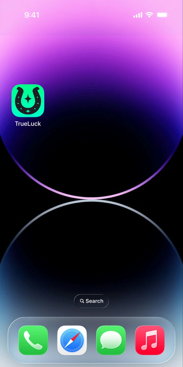 Open de TrueLuck-app en meld je aan om direct toegang te krijgen tot je casino-account.
