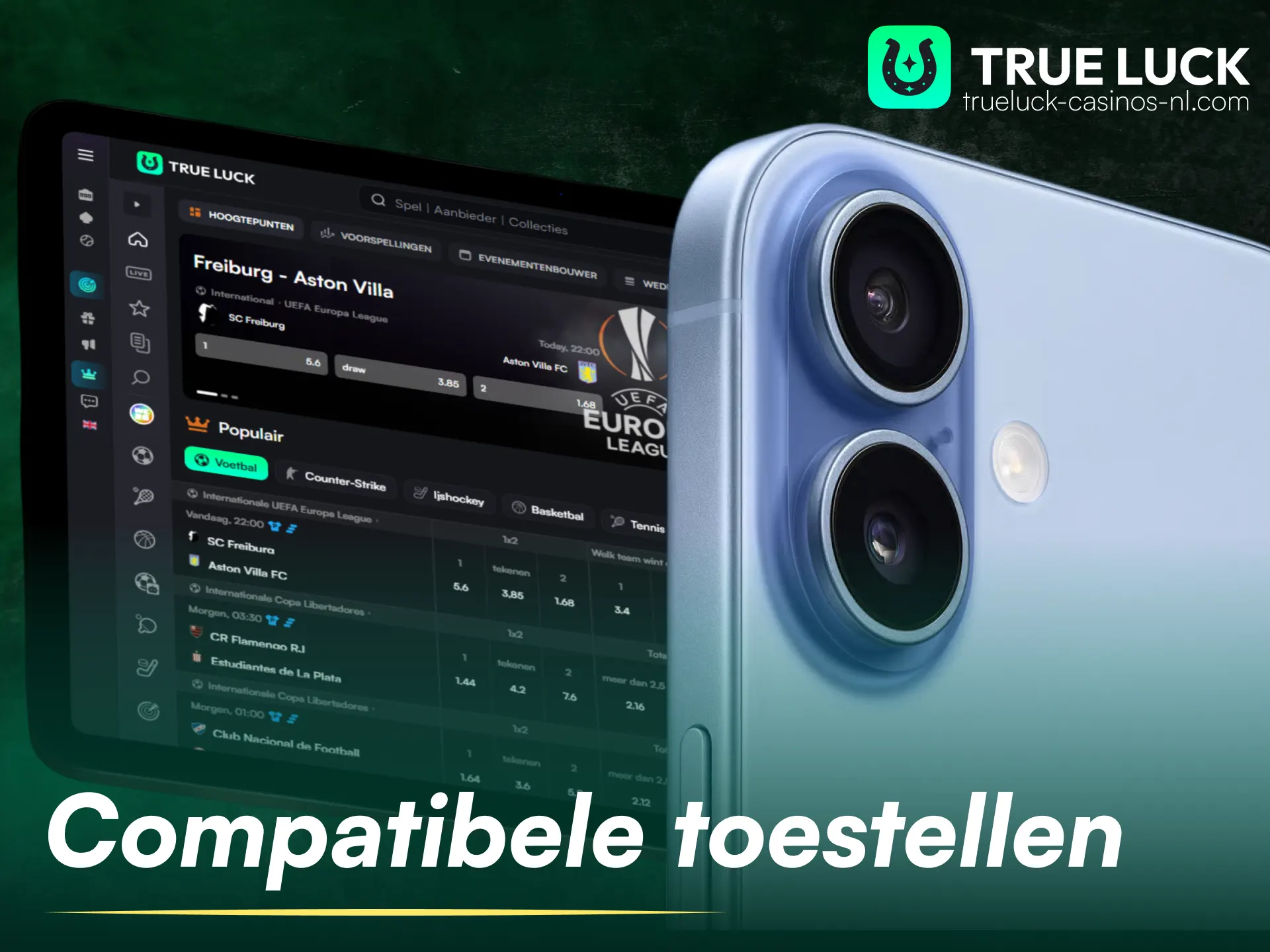 Bekijk de lijst met ondersteunde Apple-apparaten voor de TrueLuck-app.Bekijk de lijst met ondersteunde Apple-apparaten voor de TrueLuck-app.