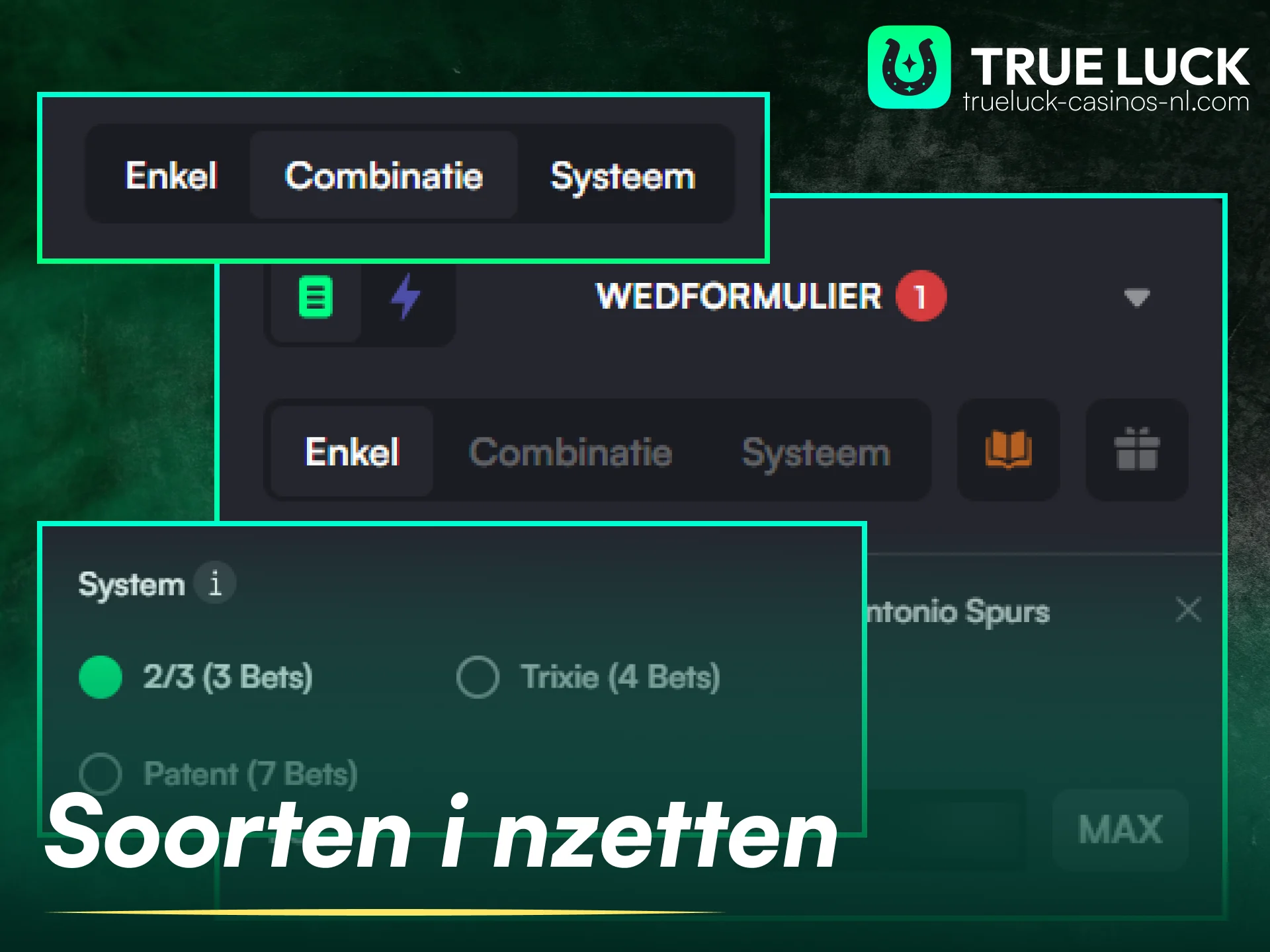 Ontdek de verschillende soorten sportweddenschappen op de TrueLuck-website.
