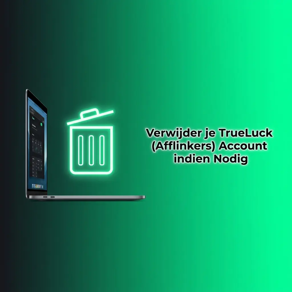 TrueLuck Afflinkers account verwijderen via instellingen of klantenservice in eenvoudige stappen