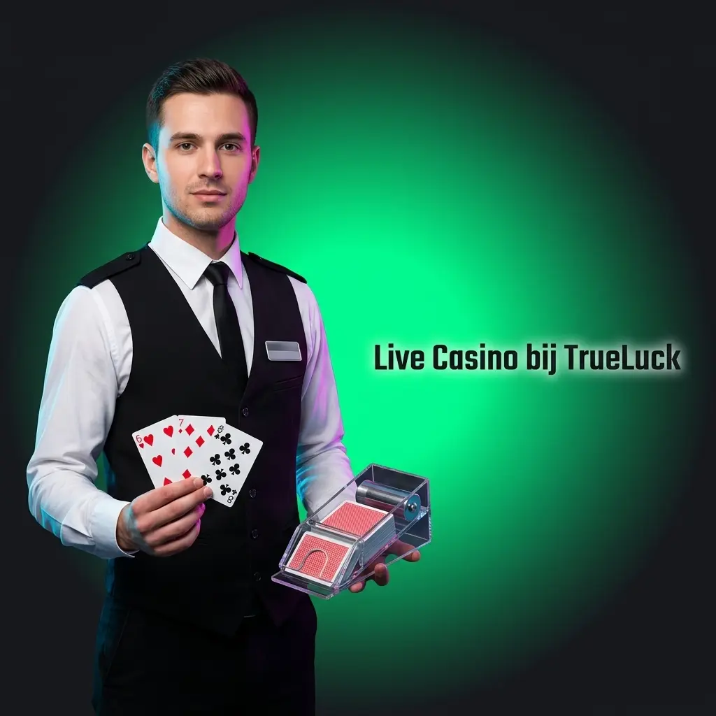 TrueLuck live casino met professionele croupiers via HD videostream voor authentieke casinoervaring thuis